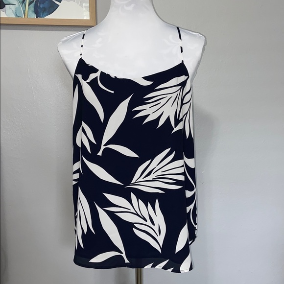 Loft palm tropical print blouse - Picture 1 of 5